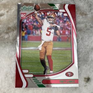 trey lance panini absolute green parallel RC